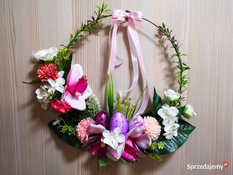 Stroik wielkanocny na kole sprzedam
