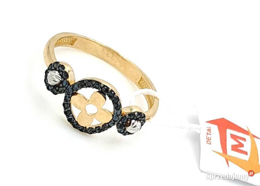 Pierścionek r18 Złoty pr333 wzór Wanklif z Poznań sprzedam