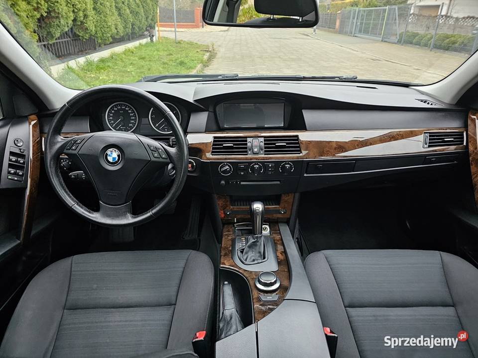 BMW 525d E60 20 163 2006 r Bogate Wyposażenie wielkopolskie Ostrów Wielkopolski