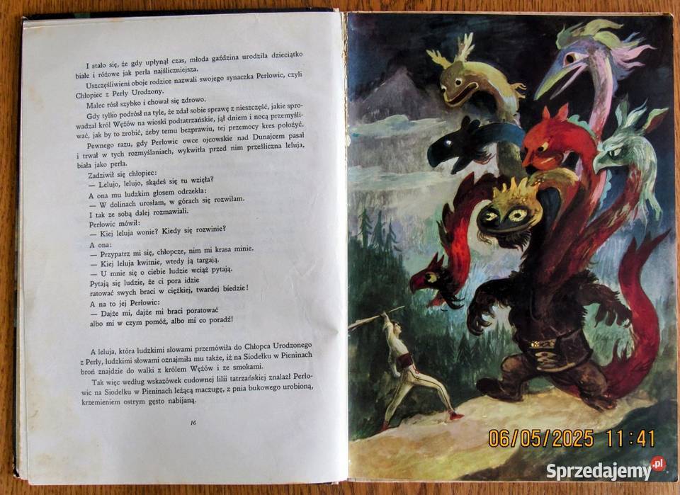 Baśnie góralskie ilustrowane JMSzancera 1958 dla dzieci z klas I-III (6-9 lat) Bychawka Trzecia sprzedam