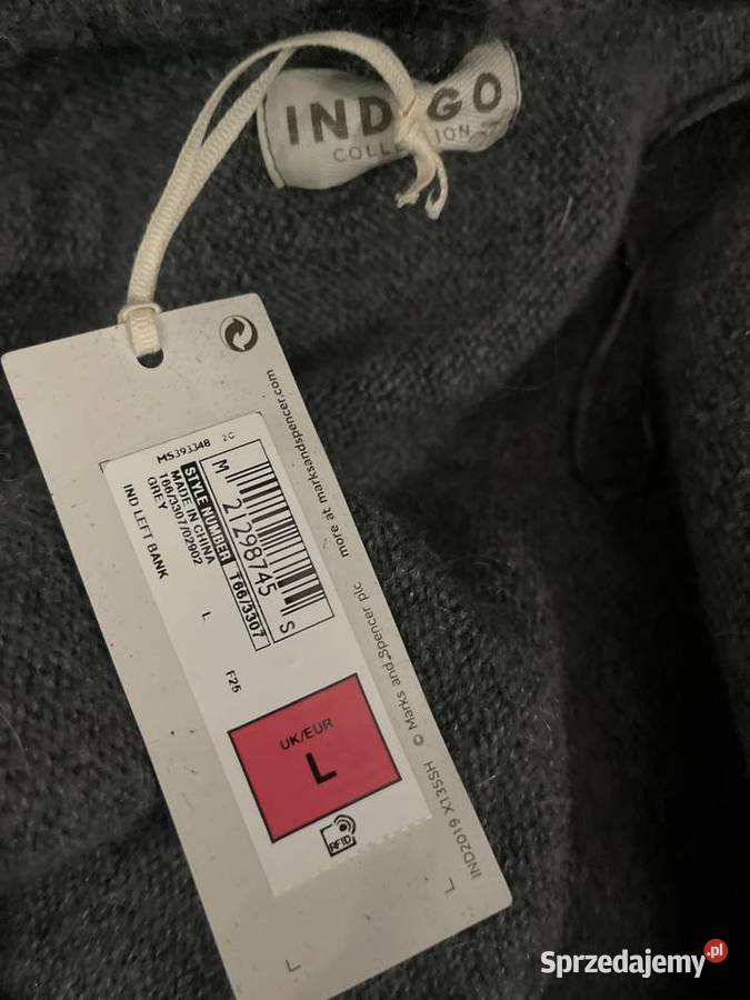 MarksSpencer sweter kardigan narzutka mysi zip Rozmiar 40(L) Choszczno
