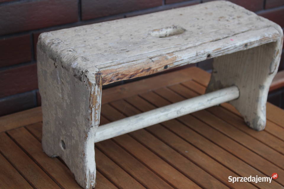 stary taboret zydel wiejski Kalisz