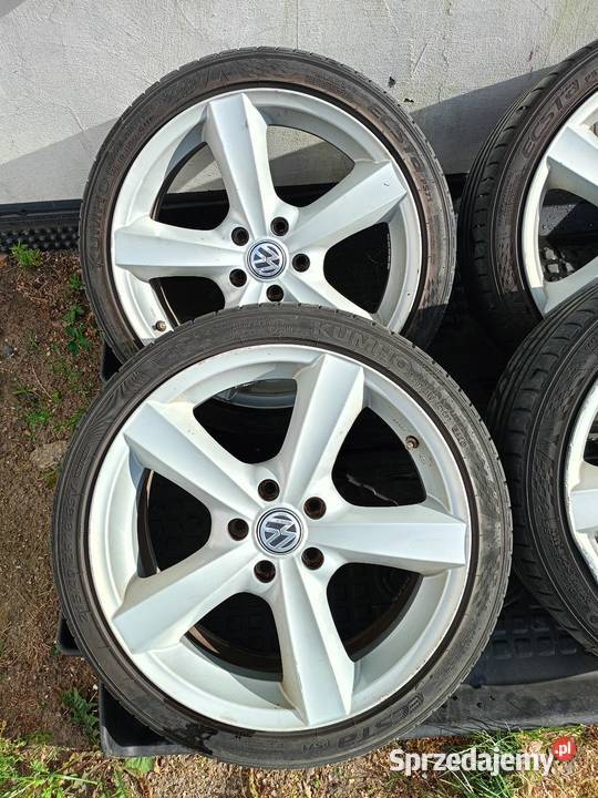 Alusy felgi VW Volkswagen 5x112 z oponami 4 Nowa Sól