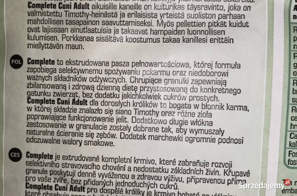 Verselelaga Cuni Adult Complete 8 Pokarm Andrychów