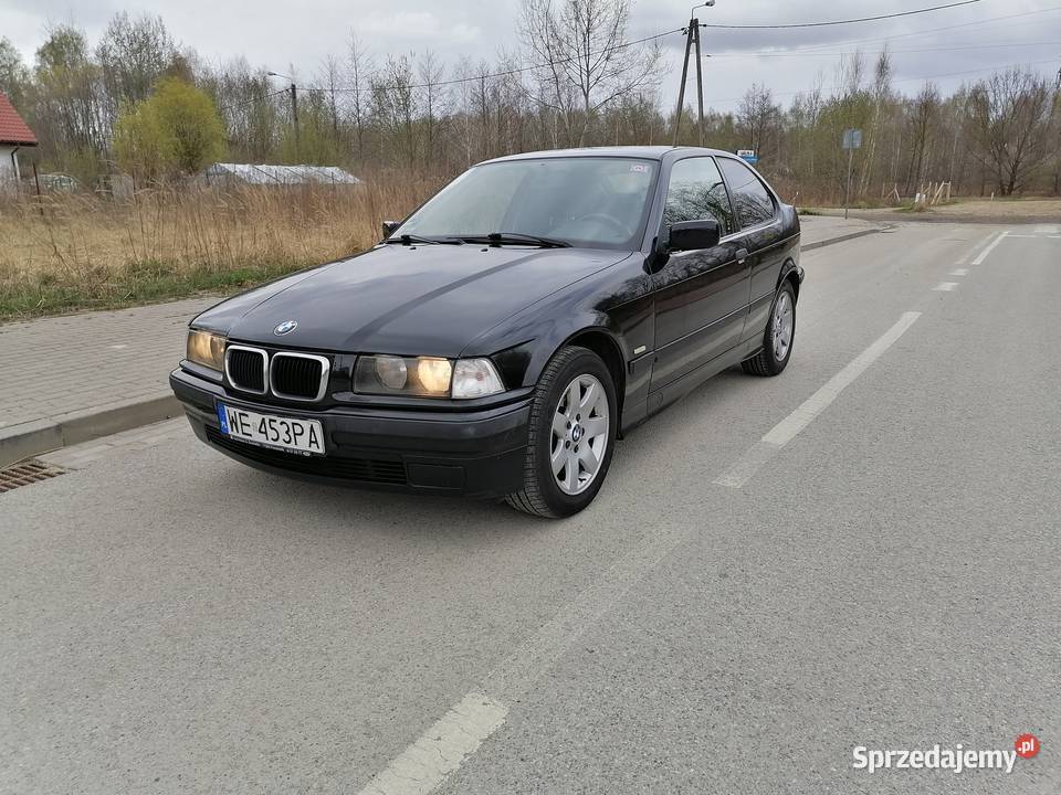 BMW E36 316i Compact 102KlimaZadbana zielona ABS Mińsk Mazowiecki
