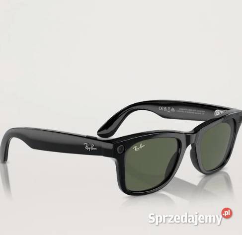 RayBan Meta Wayfarer Glasses Shiny Black Pozostałe Wrocław