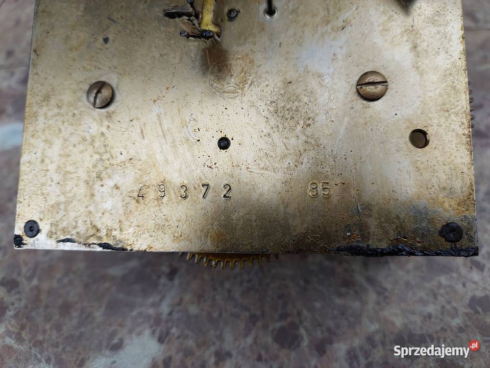 647 Mechanizm starego zegara ściennego Metron pomorskie Tczew sprzedam