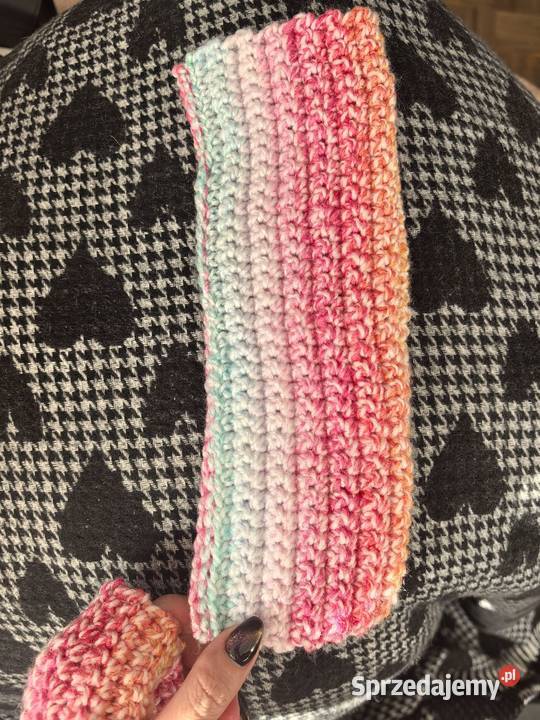 Mitenki rękawiczki bez palców handmade damskie Wrocław