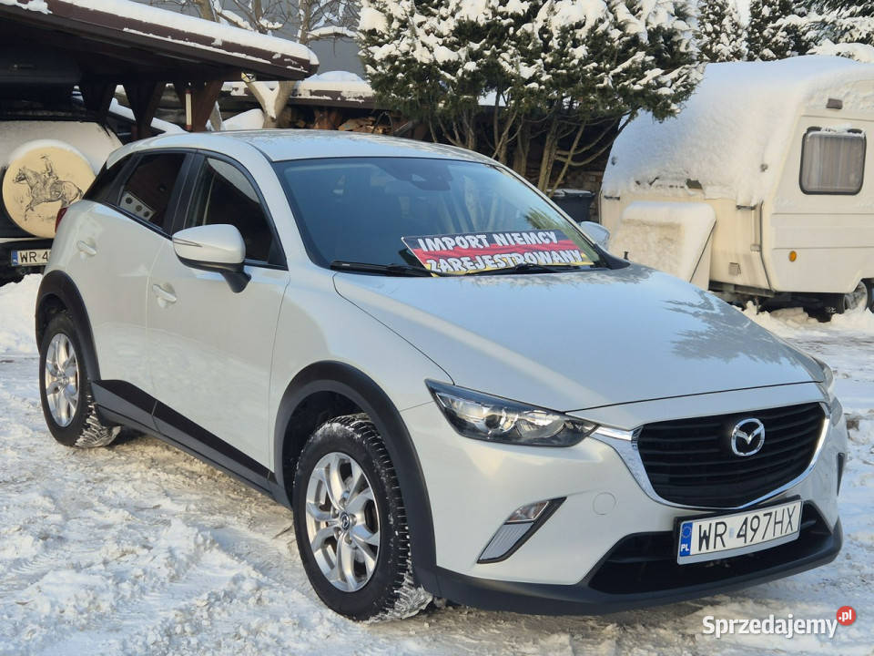 Mazda CX3 2017r 20B 120 Full Serwis 135 Orginał biały mazowieckie