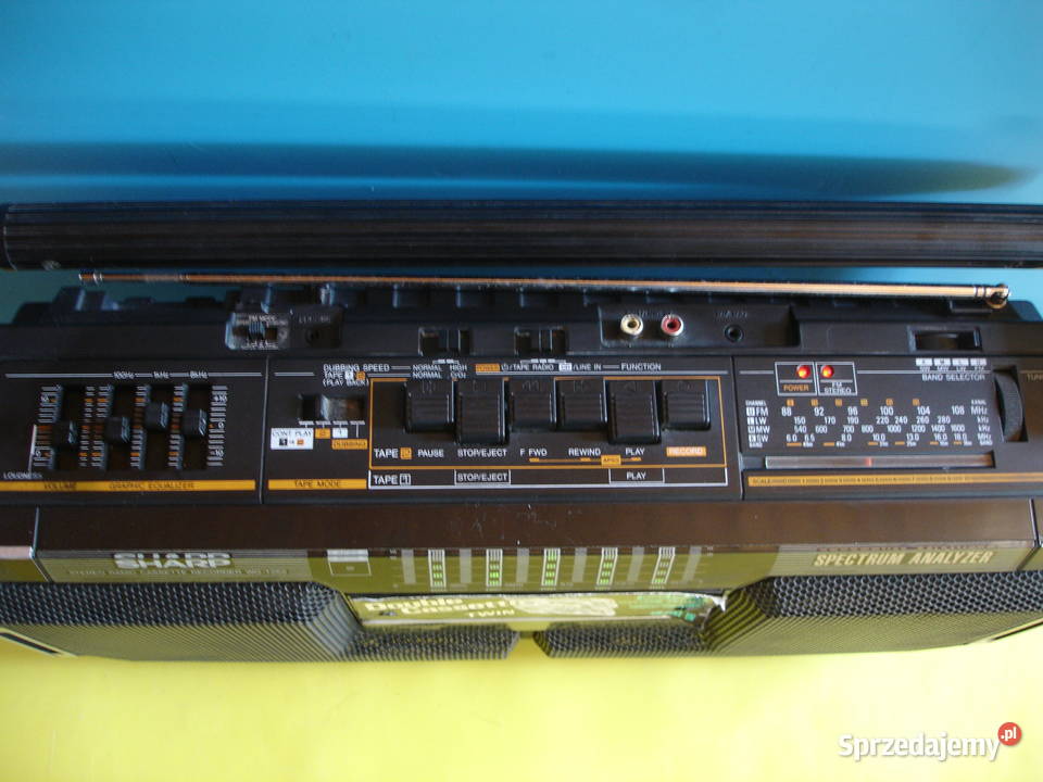 Radiomagnetofon SHARP WQT252H lubuskie Zielona Góra sprzedam