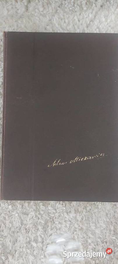 Adam Mickiewicz Rok wydania 1934 Poznań sprzedam