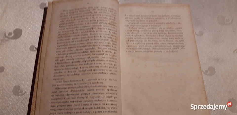 Pamiętniki Czasów Moich 13 J U Niemcewicz Lipsk wielkopolskie Iwno