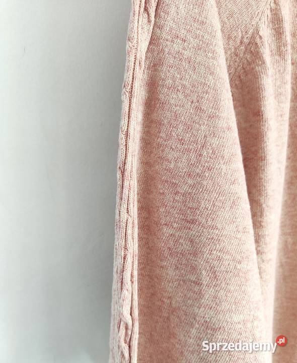 Sweter Mango Basics w kolorze pudrowego różu L