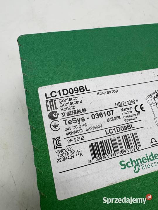 Schneider Electric LC1D09BL Stycznik 4kW