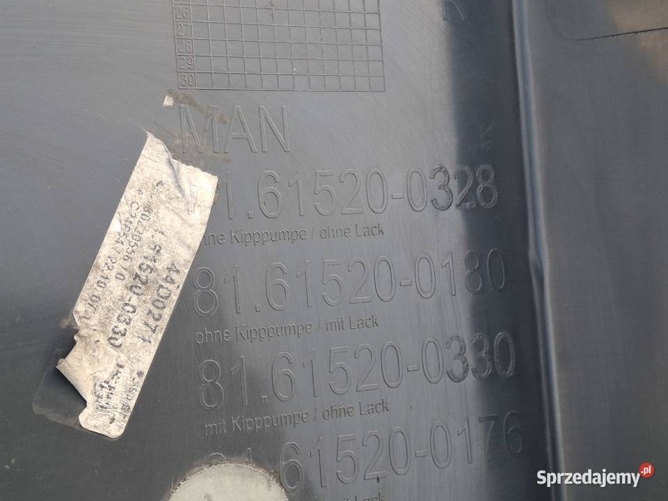 MAN TGL TG3 STOPIEŃ PRAWY DOLNY OBUDOWA WNĘKA ciężarowe lubuskie Bieleń