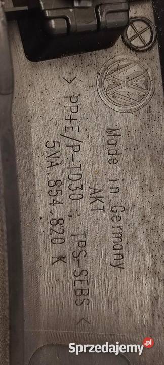 VW TIGUAN II LISTWA BŁOTNIKA PRAWY TYŁ osobowe