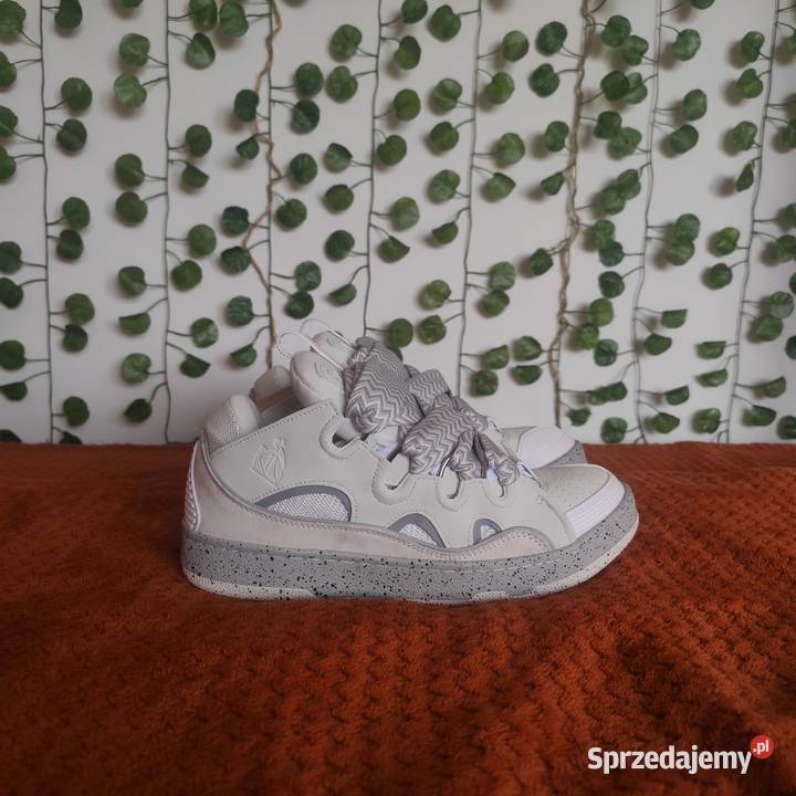 Buty męskie Lanvin Curb White Głogów