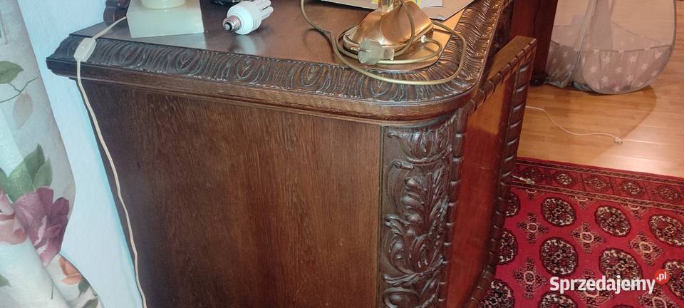 Neorenesansowa komoda na lwich łapach rzeźbiona Sypniewo sprzedam