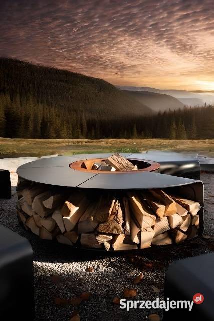 Palenisko ogrodowe stalowe czarne 150 wielkopolskie Poznań