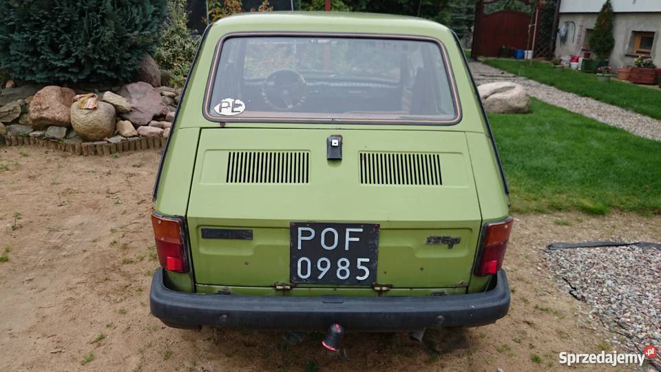 Fiat 126 Zielony Groszek 2/3 Wełnica