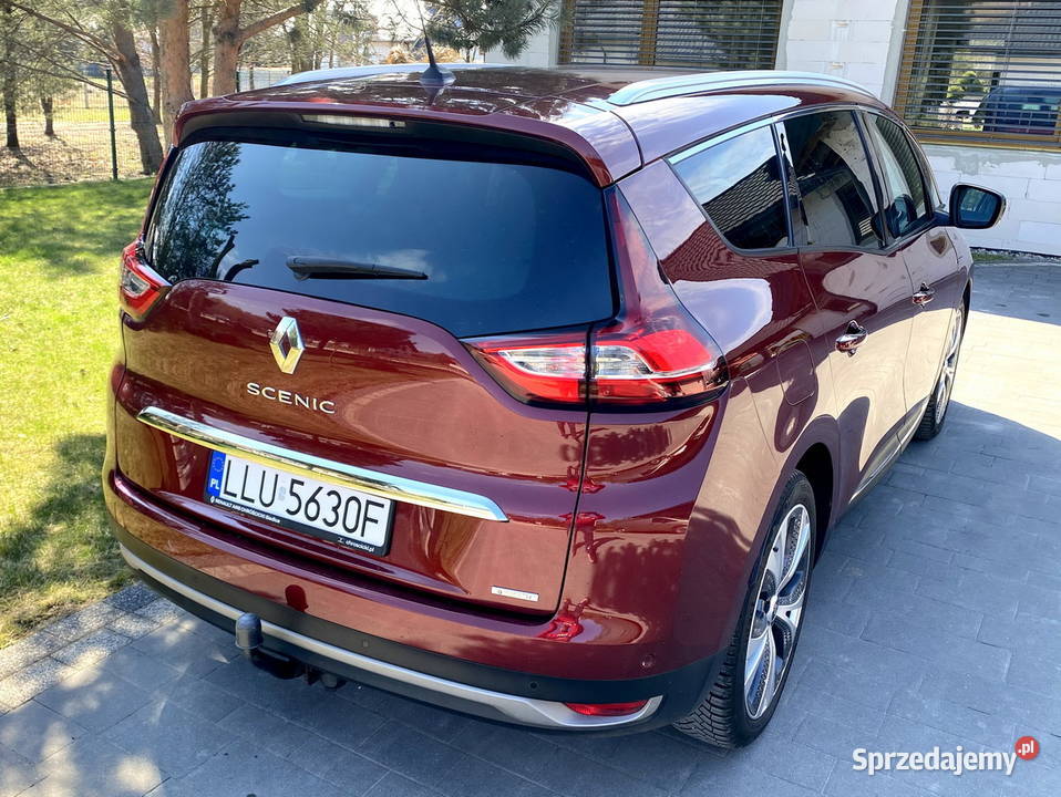 Piękny Renault Grand Scenic 12TCe 132 2018 BORDO