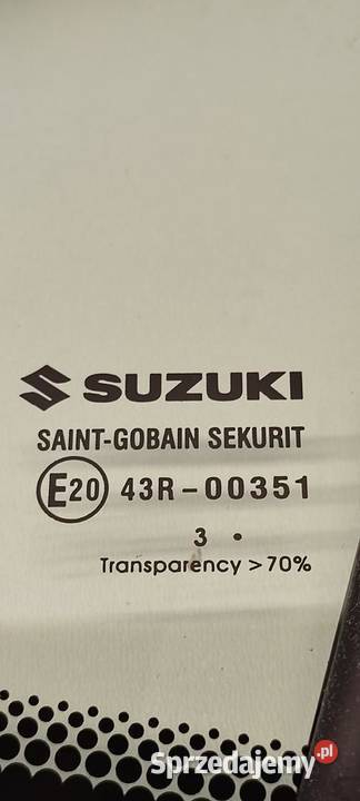 SUZUKI SCROSS SX4 SZYBA DRZWI PRAWY PRZÓD
