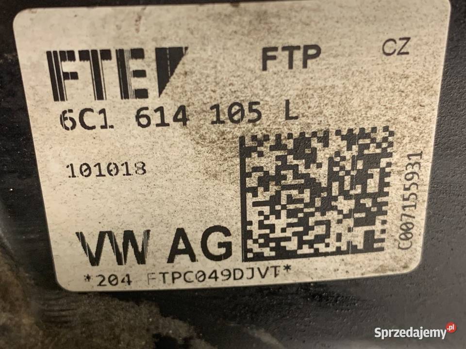 SERWO HAMULCOWE SKODA FABIA III 6C1614105L Kombi podkarpackie sprzedam