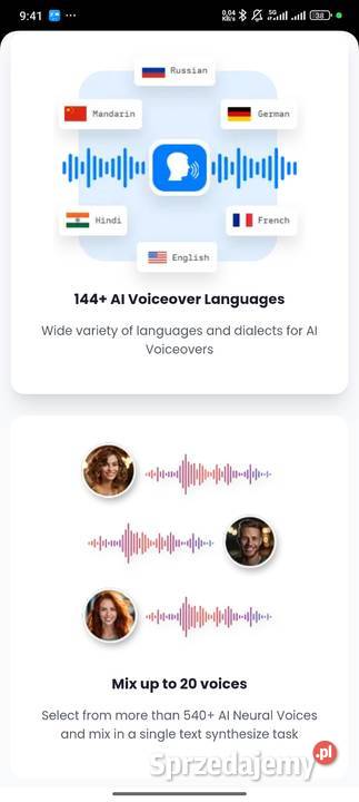 Portal sztucznej inteligencji Generator treści Warszawa sprzedam