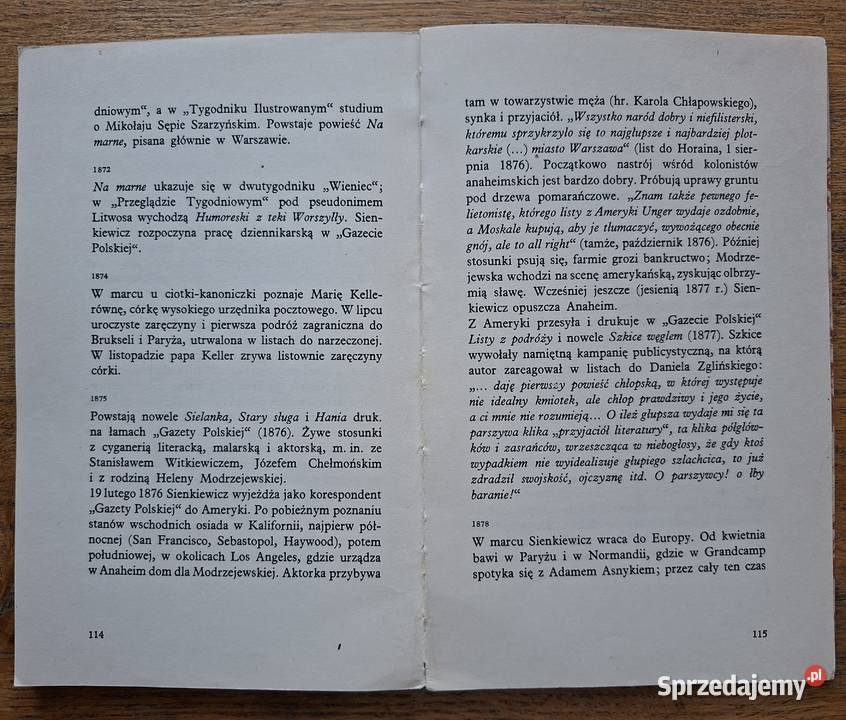 Henryk Sienkiewicz Julian Krzyżanowski Rok wydania 1972