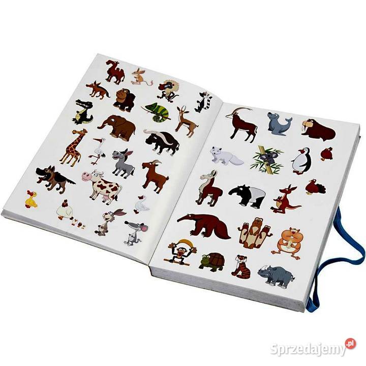 Książka z naklejkami