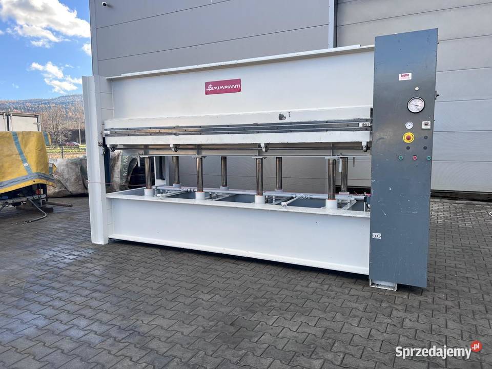 Prasa półkowa do fornirowania Simimpianti Juszczyn