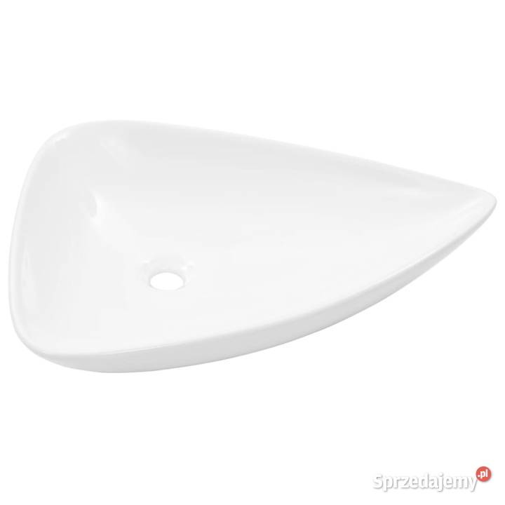 vidaXL Umywalka ceramiczna trójkątna 645 x 455 x Warszawa