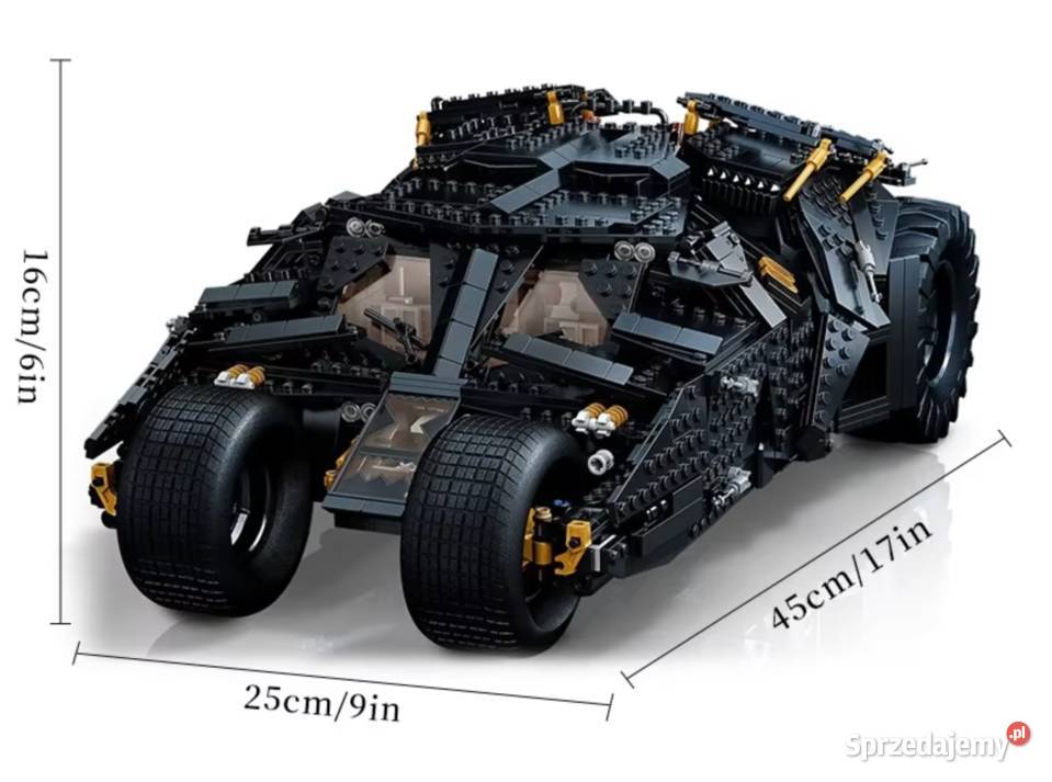 klocki BatMobil Gotham Mroczny Rycerz 2figurki