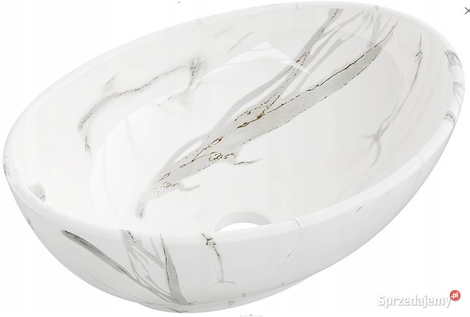 Umywalka Ceramiczna Marmurowa 40x34 różne wzory Choroszcz