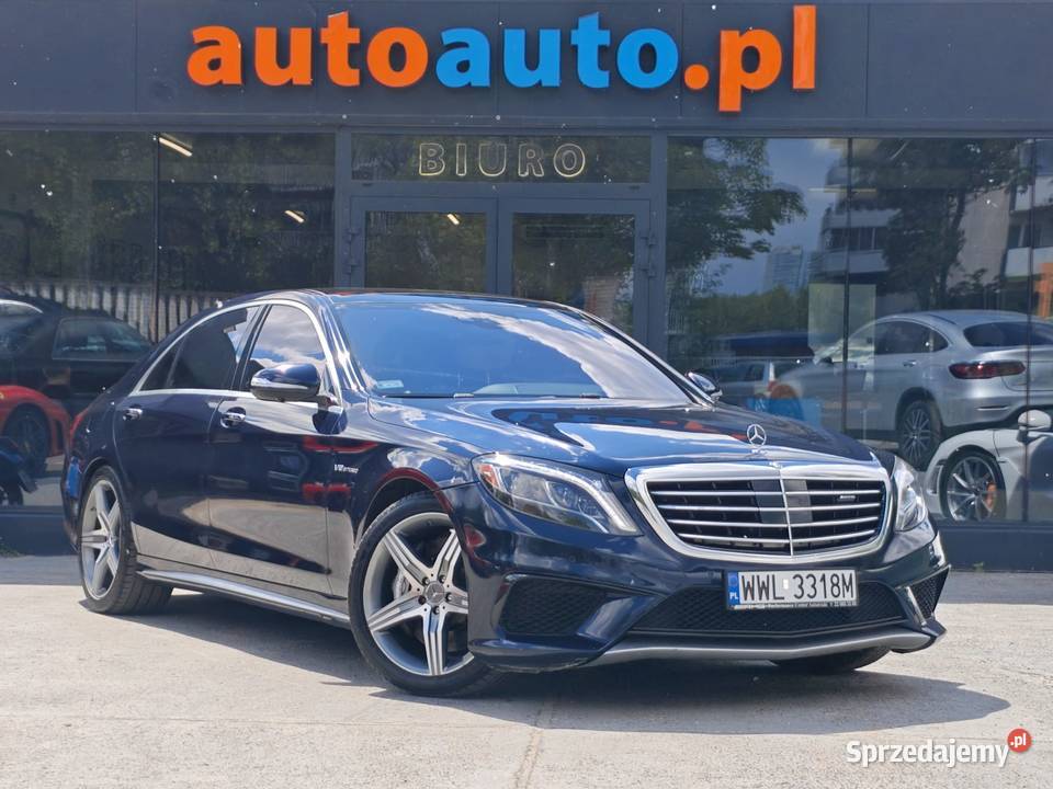 S 63 AMG 4 MATIC Bogata wersja wyposażenia Warszawa