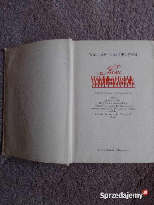 Wacław Gąsiorowski Pani Walewska podkarpackie