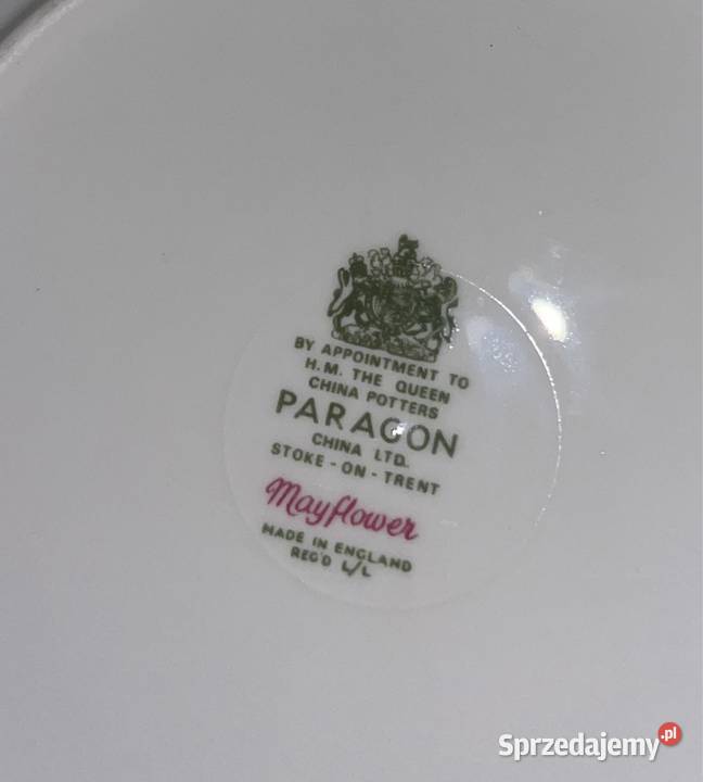 Talerzyk deserowy Mayflower Paragon Made on Gdańsk