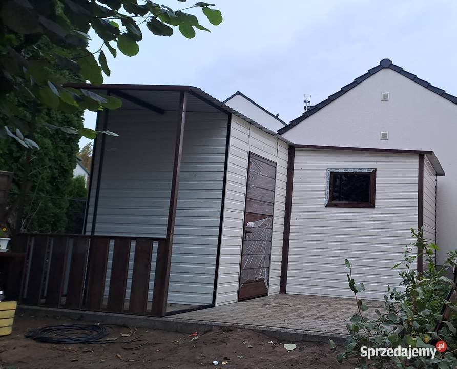 Garaż Blaszany GRAFITOWY Wiata Śmietnikowa Włoszczowa sprzedam