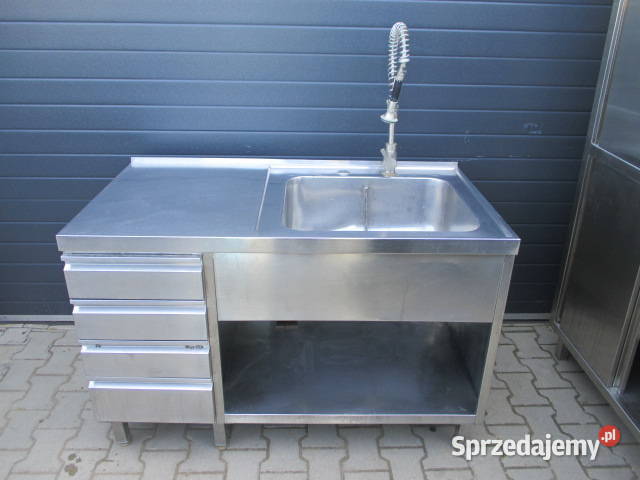 Zlew Gastronomiczny 1 Komorowy Z Półką 4