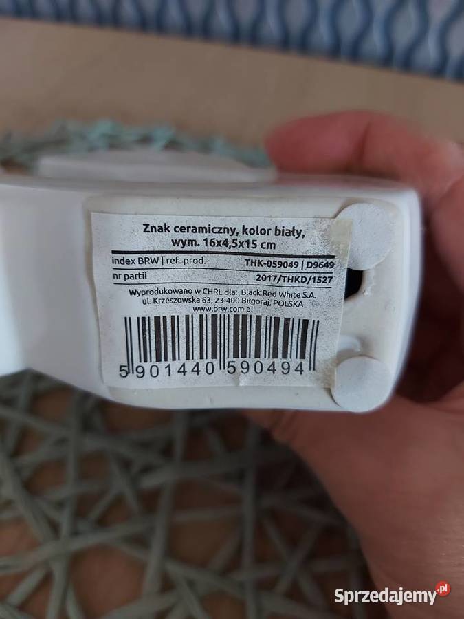 Szklana dekoracja ozdoba litera małopolskie