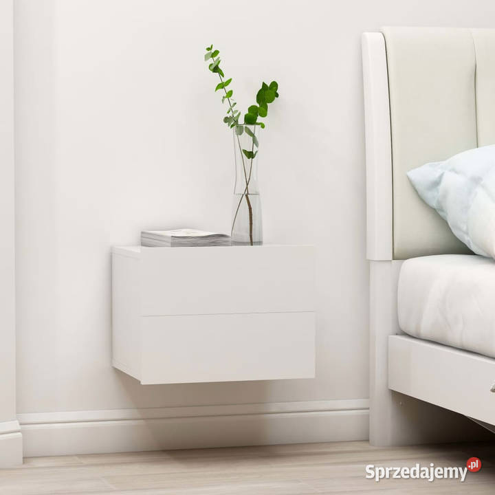 Szafka nocna biała 40x30x30 materiał Warszawa