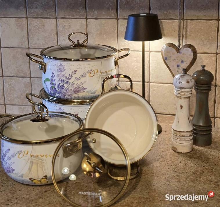 Promocja 199 zl Garnki emaliowane Lawenda śląskie Zabrze