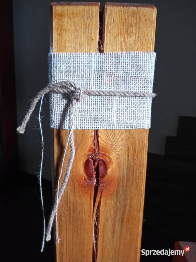 Słupki sosnowe dekoracyjne Dekoracje i ozdoby Połczyno