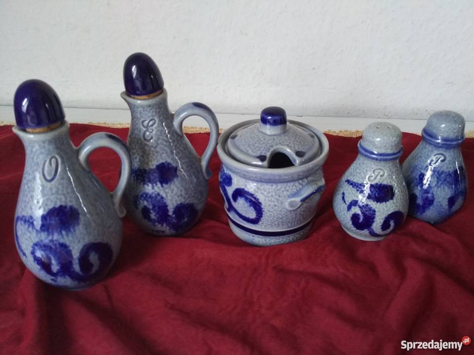 komplet do przypraw koszyczek Ropa