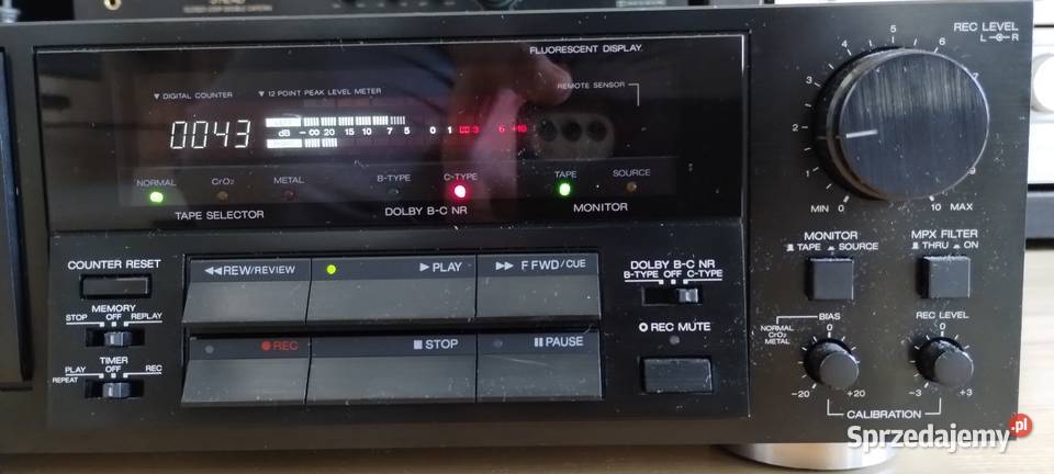 Magnetofon deck 3 głowicowy Aiwa ADF880 do Warszawa
