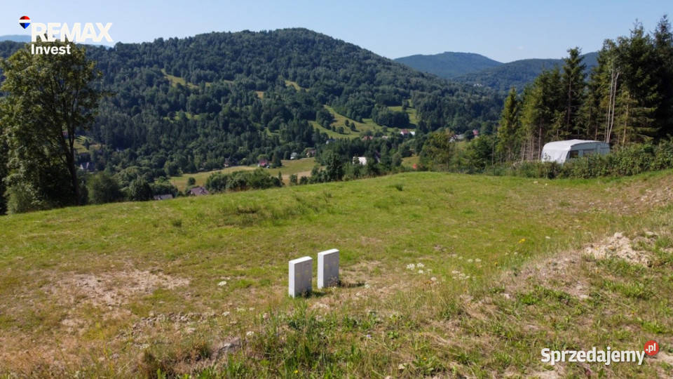 Działka budowlana 732 m z widokiem na góry Zawoja sprzedam