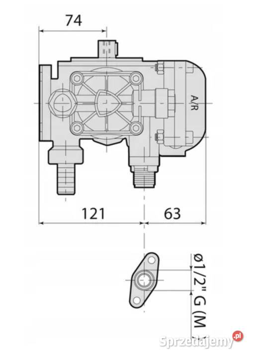 Półhydrauliczna pompa Annovi Reverberi 252 SP Zahajki