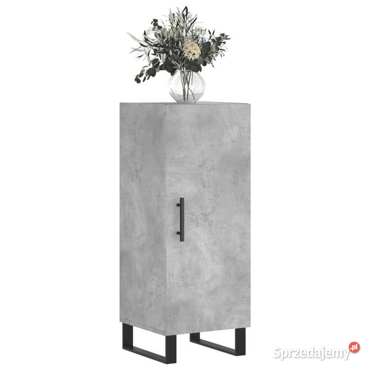 Szafka szarość betonu 345x34x90 materiał Warszawa