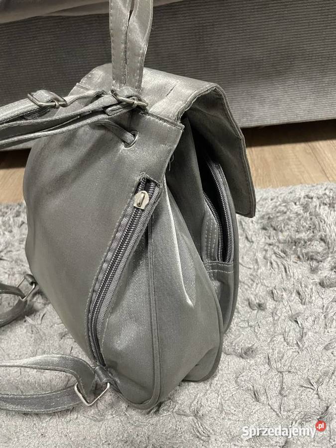 Plecak damski mały szary Chełm sprzedam