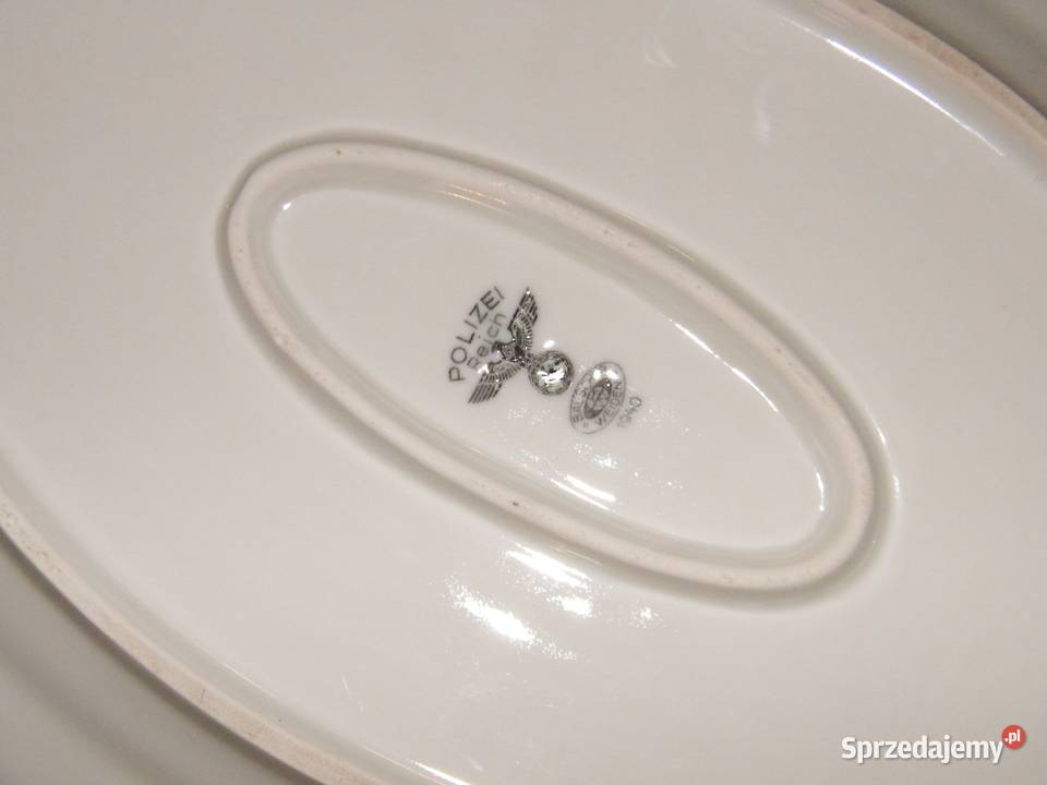 Talerze z lat 40 XX wieku Reich Polizei sprzedam